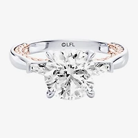 Star Wars Fine Jewelry Princess Leia (F / Si1) Womens 2 1/5 CT. T.W. Lab Grown White Diamond 10K Gold Round Engagement Ring