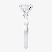 Star Wars Fine Jewelry Princess Leia (F / Si1) Womens 2 1/5 CT. T.W. Lab Grown White Diamond 10K Gold Round Engagement Ring