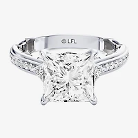 Star Wars Fine Jewelry Darth Vader (F / Si1) Womens 3 1/3 Ct. T.W. Lab Grown White Diamond 10K Gold Side Stone Engagement Ring