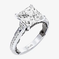 Star Wars Fine Jewelry Darth Vader (F / Si1) Womens 3 1/3 Ct. T.W. Lab Grown White Diamond 10K Gold Side Stone Engagement Ring
