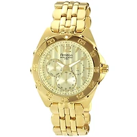 Armitron® Mens Gold-Plated Chronograph Watch