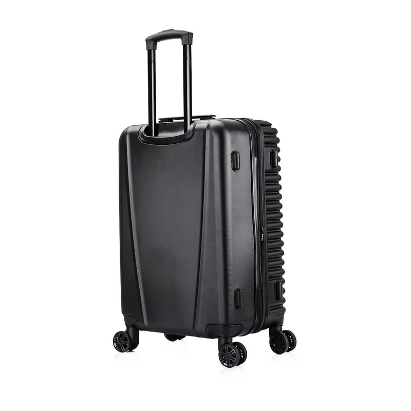 InUSA Ally 24 Inch Hardside Expandable LIGHTWEIGHT Checked Spinner Luggage