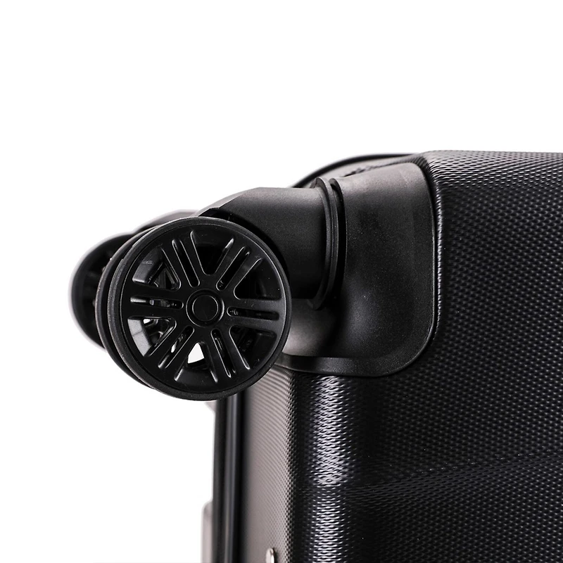 InUSA Ally 24 Inch Hardside Expandable LIGHTWEIGHT Checked Spinner Luggage