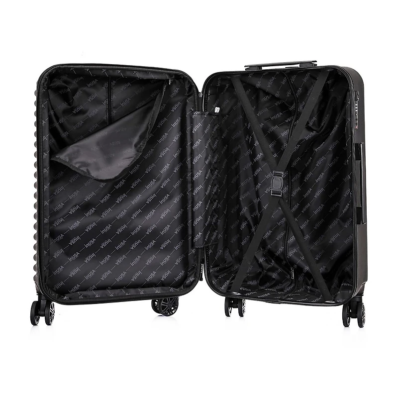 InUSA Ally 28 Inch Hardside Expandable Lightweight Checked Spinner Luggage