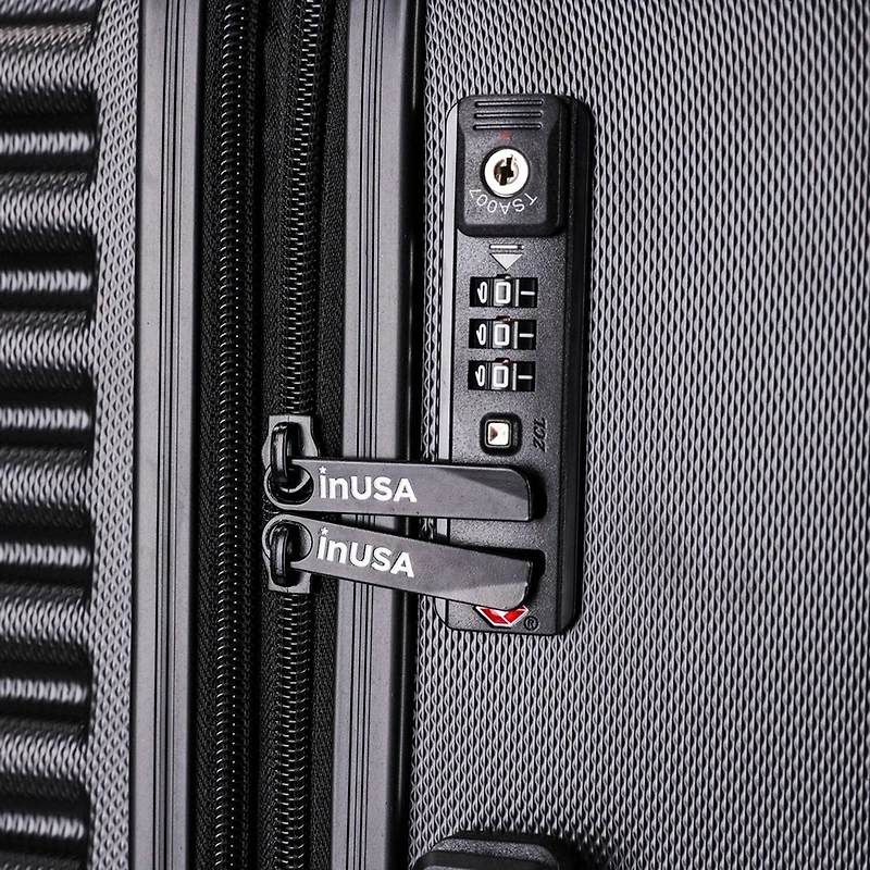 InUSA Ally 28 Inch Hardside Expandable Lightweight Checked Spinner Luggage