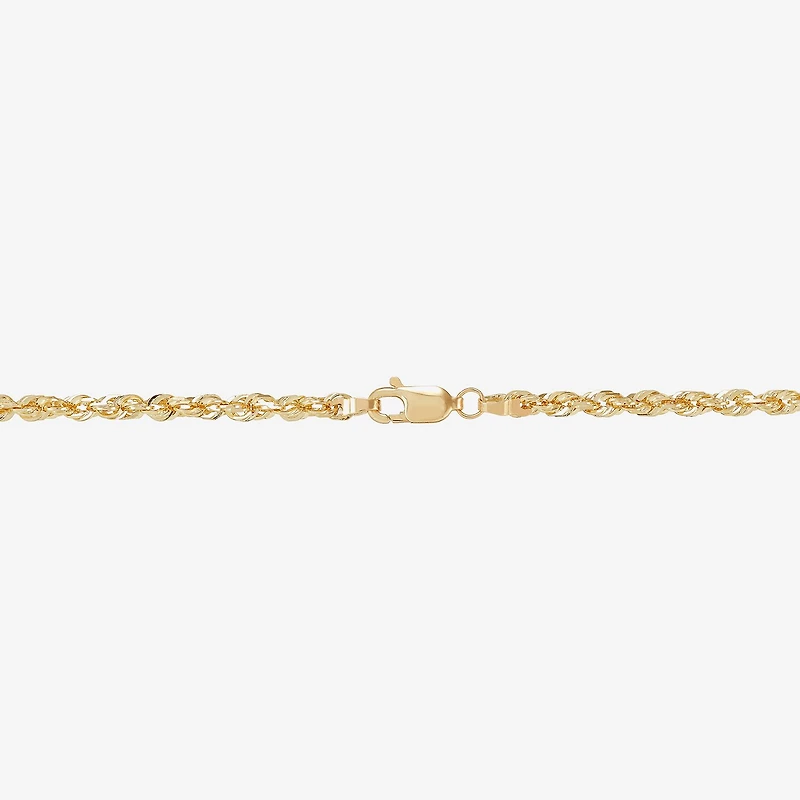 14K Gold Glitter Rope 20-24" 3mm Chain