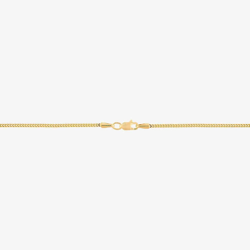 Crucifix Mens 10K Gold Cross 22 Inch Pendant Necklace