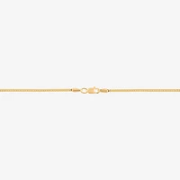 Crucifix Mens 10K Gold Cross 22 Inch Pendant Necklace