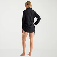 Sonnet Shores Womens Dress Swimsuit Cover-Up