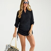 Sonnet Shores Womens Dress Swimsuit Cover-Up