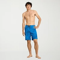 Hurley Mens Drawstring Waist 9 1/2" Ombre Swim Trunks