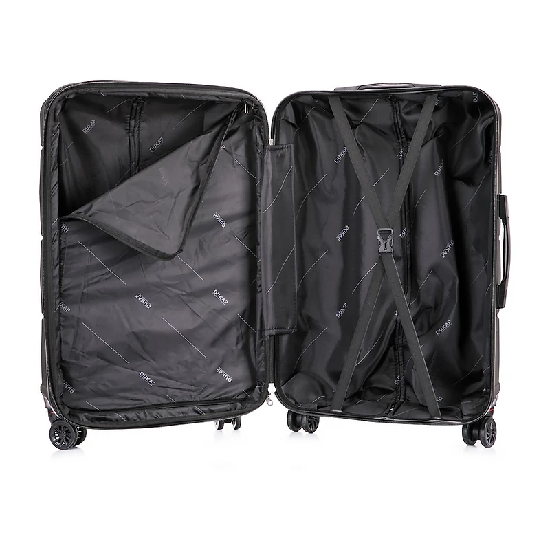 Dukap Zonix 30 Inch Hardside Expandable Lightweight Checked Spinner Luggage