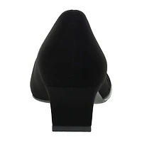 Easy Street Entice Womens Square Stiletto Heel Pumps