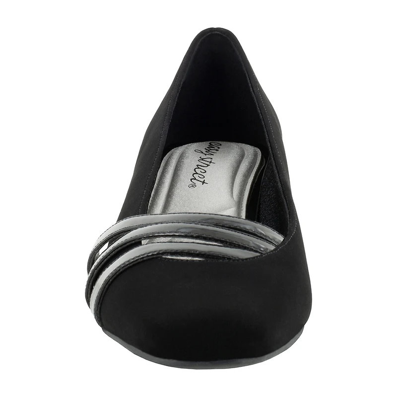 Easy Street Entice Womens Square Stiletto Heel Pumps