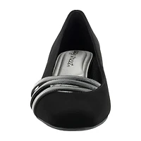 Easy Street Entice Womens Square Stiletto Heel Pumps