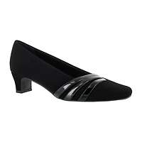 Easy Street Entice Womens Square Stiletto Heel Pumps