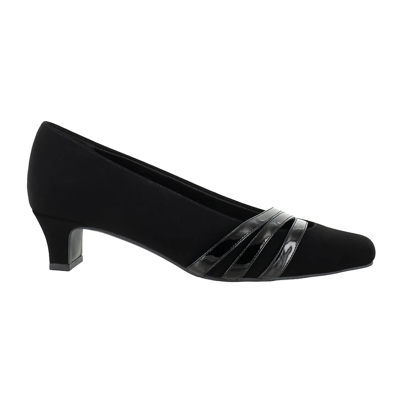 Easy Street Entice Womens Square Stiletto Heel Pumps