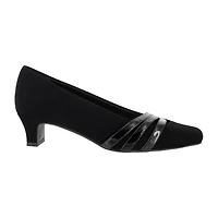 Easy Street Entice Womens Square Stiletto Heel Pumps