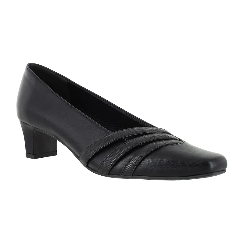 Easy Street Entice Womens Square Stiletto Heel Pumps