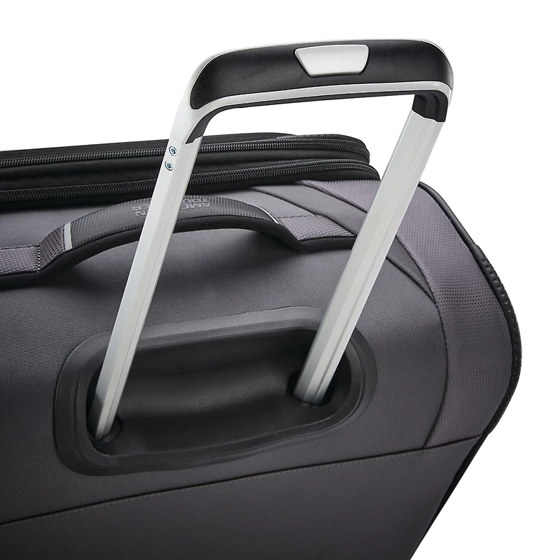 American Tourister Piroutte Deluxe Softside Expandable Checked Spinner Luggage
