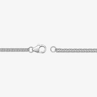 Womens Genuine Black Onyx Sterling Silver Round 18 Inch Pendant Necklace