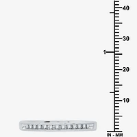 I Said Yes (H-I / I1) Womens 3/8 CT. T.W. Lab Grown White Diamond Sterling Silver Pear Side Stone Halo Bridal Set
