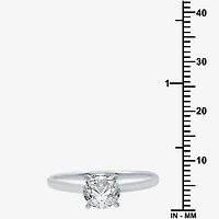 (F / VS2) Womens 1 CT. Lab-Grown White Diamond 14K Gold Round Solitaire Engagement Ring