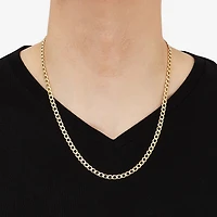 Made Italy Unisex Adult 18 - 22 Inch 10K Gold Link Necklace