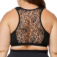 Leading Lady The Indy- Cotton Front Close Lace Racerback Bra- 138