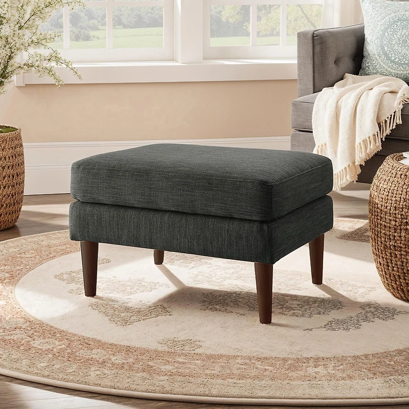 Marlow Mid Century Ottoman