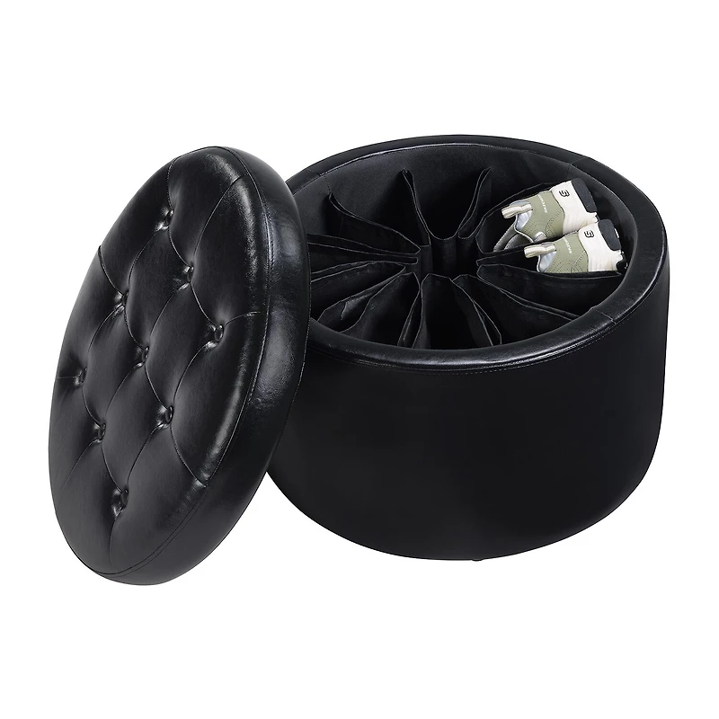 Designs4comfort Round Shoe Ottoman