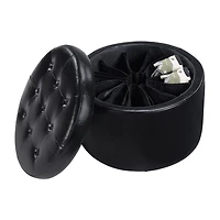 Designs4comfort Round Shoe Ottoman