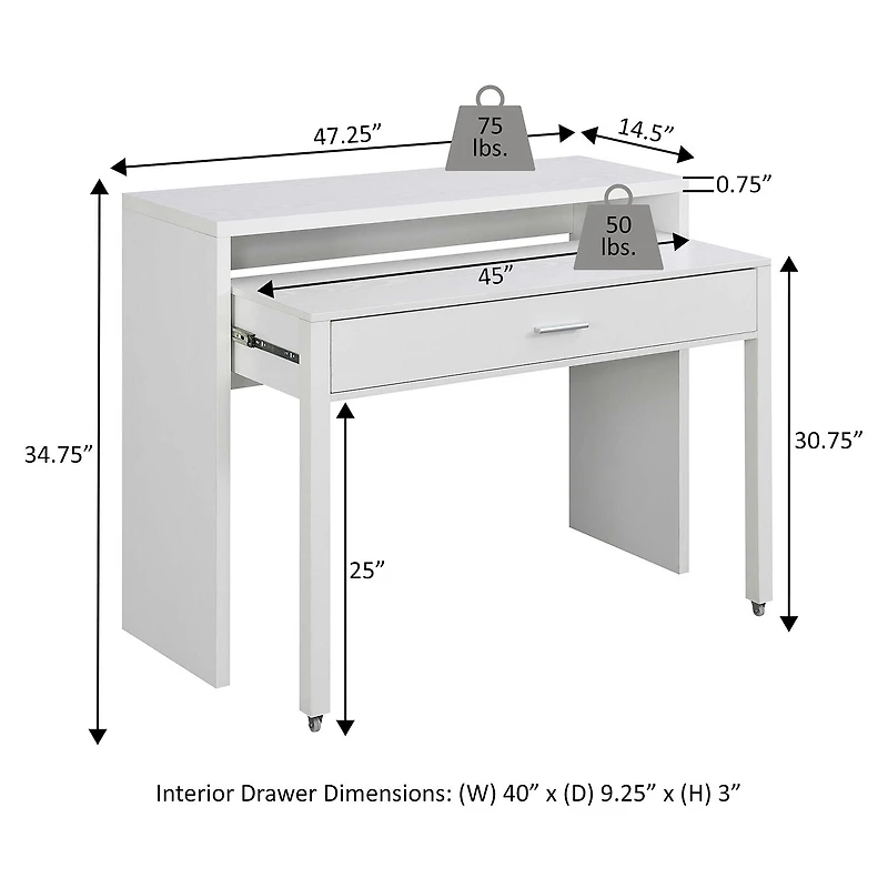 Newport JB Slide Out Desk