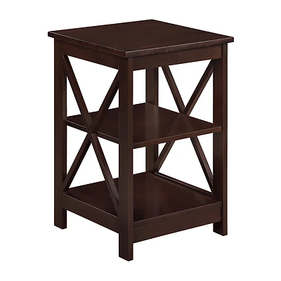 Oxford End Table with Shelves