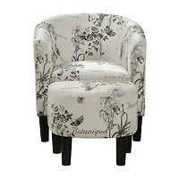 Churchill Chair + Ottoman Set