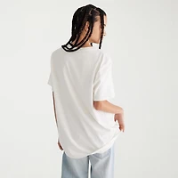 AEROPOSTALE Womens Juniors Crew Neck Short Sleeve Oversized Graphic T-Shirt