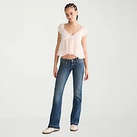 AEROPOSTALE Womens Juniors Low Rise Bootcut Jean