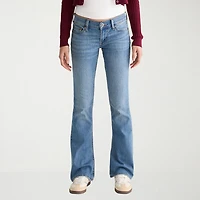 AEROPOSTALE Womens Juniors Mid Rise Bootcut Jean