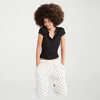 AEROPOSTALE Womens Juniors Long Sleeve Regular Fit Henley Shirt