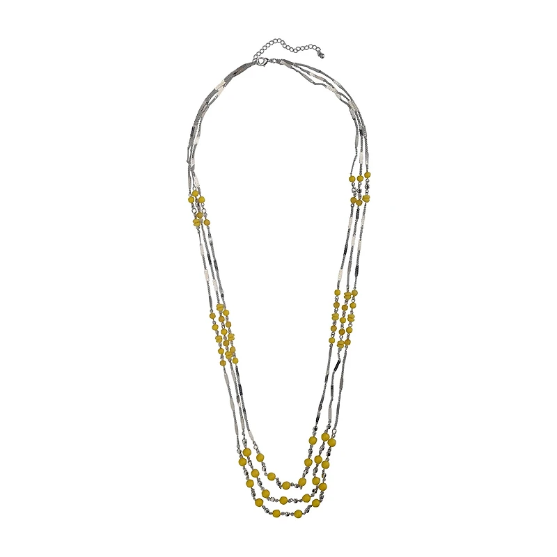 Mixit Womens Inch Beaded Necklace