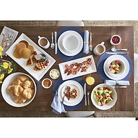 Home Expressions Porcelain Coupe Dinner Plate