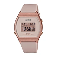 Casio Womens White Strap Watch Lw204-4a