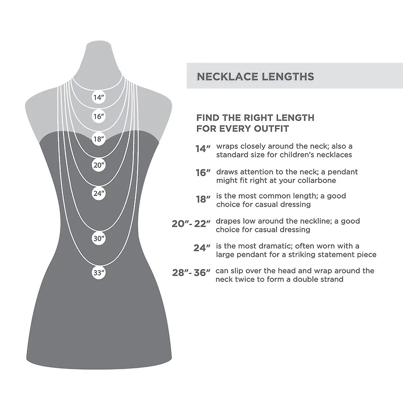 Silver Reflections Pure Over Brass 18-24" Paperclip Chain Necklace