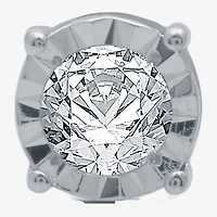 Ever Star (G-H / I1) Womens 1/10 CT. Lab Grown White Diamond Sterling Silver 4.5mm Round Single Earring