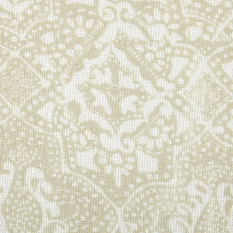 Distant Lands Fiji Printed Grommet Top Sheer Single Curtain Panel