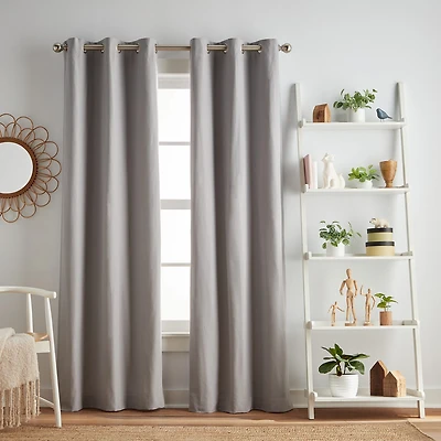 CHF Harper Grommet Top Blackout Set of 2 Curtain Panel