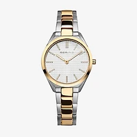 Bering Womens Two Tone Stainless Steel Bracelet Watch 17231-704