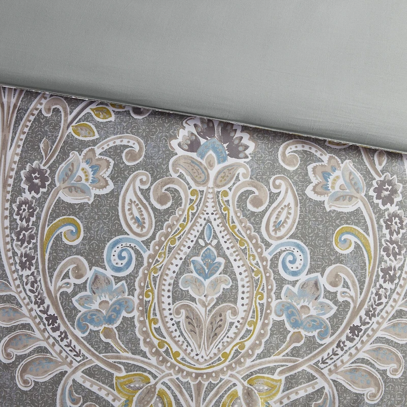 Harbor House Hallie 6-pc. Cotton Damask and Scroll Comforter Set