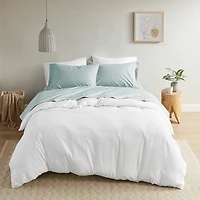 Madison Park Peached Percale Cotton Sheet Set