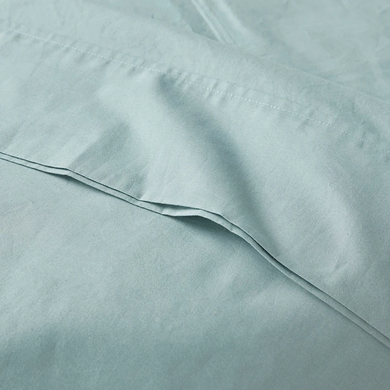 Madison Park Peached Percale Cotton Sheet Set